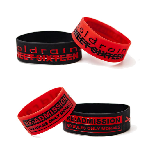 "RE:ADMISSION" RUBBER BRACELET