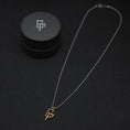 Gallery viewerに画像を読み込む, 【 受注生産 】CR LOGO SILVER NECKLACE (COATING GOLD) (予約)