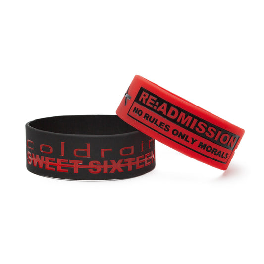 "RE:ADMISSION" RUBBER BRACELET