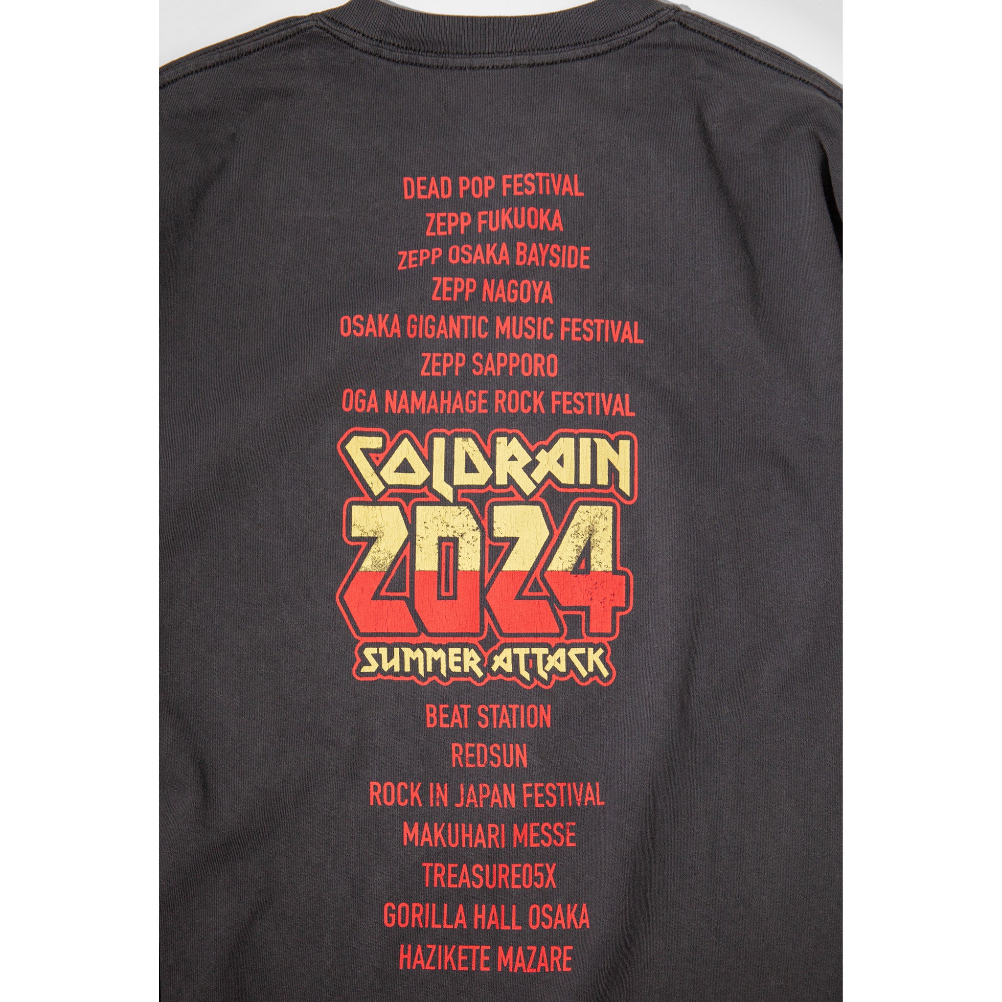coldrain tシャツ summer attack 2024 SUMMER ATTACK S/S TEE – coldrain.jp