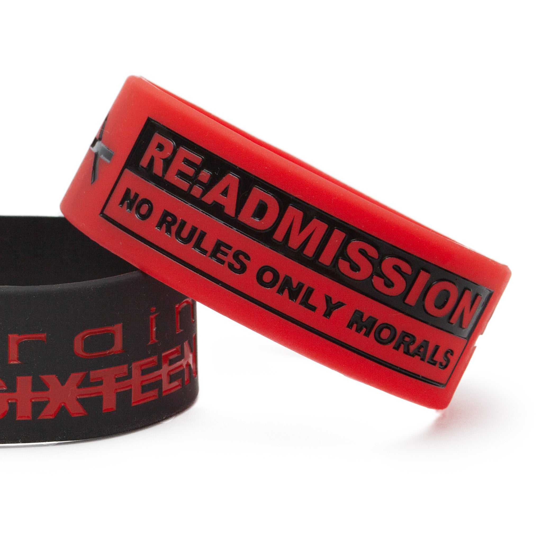 "RE:ADMISSION" RUBBER BRACELET