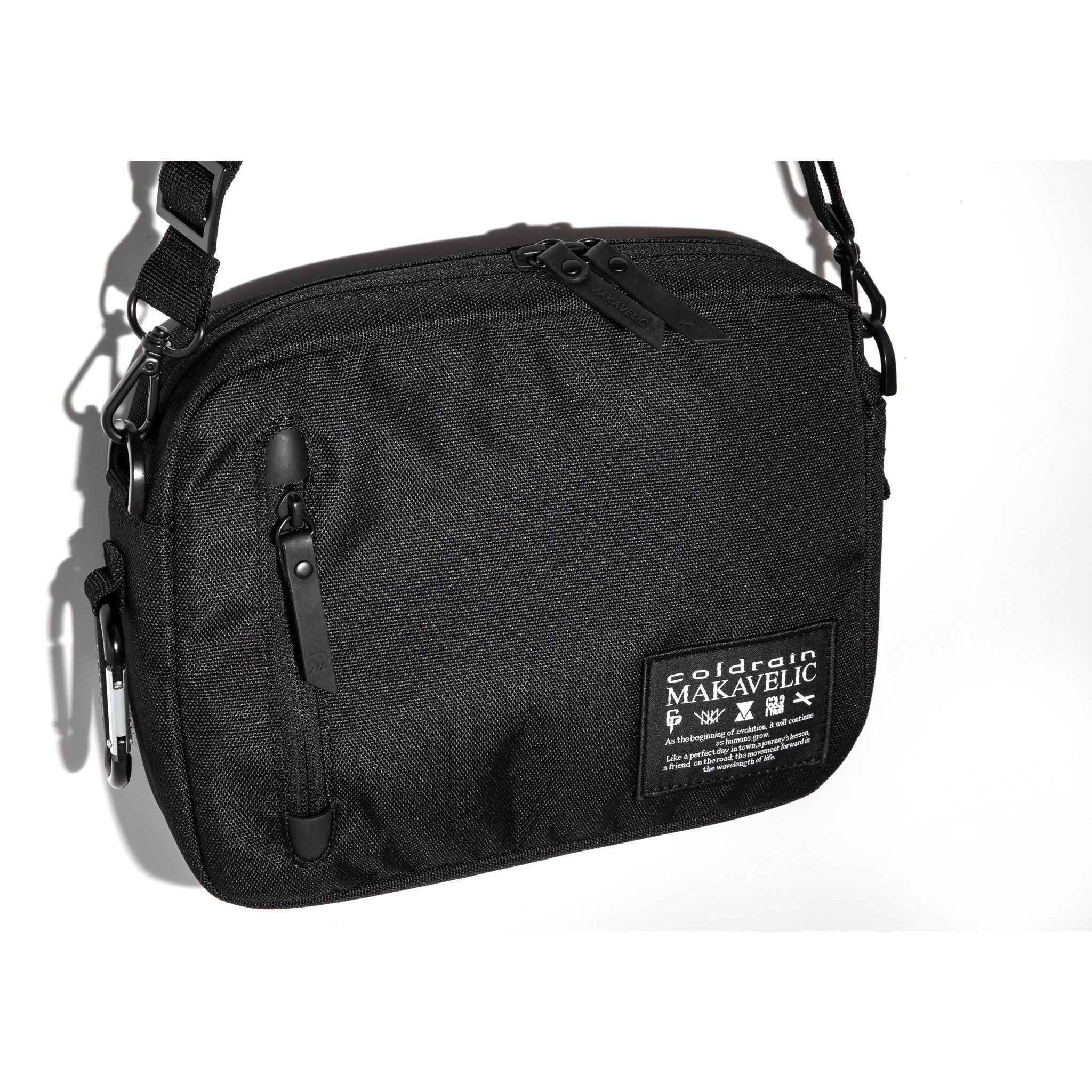 coldrain MAKAVELIC ショルダーバッグ ブラック coldrain × MAKAVELIC SHOULDER BAG – coldrain.jp