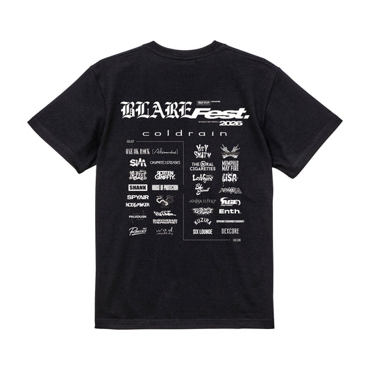 【 受注生産 】BLARE FEST. 2026 T-SHIRT【1】（予約）
