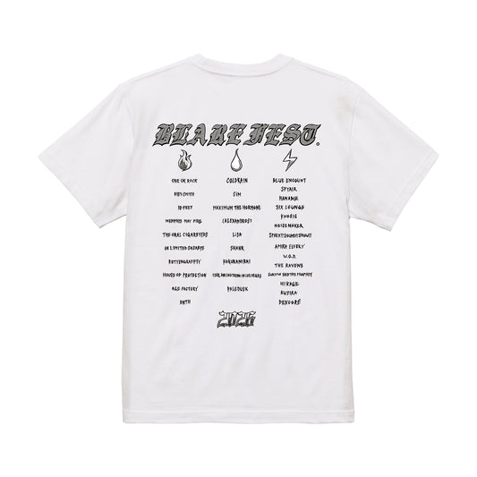 【 受注生産 】BLARE FEST. 2026 T-SHIRT【3】（WHITE）（予約）