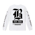 Gallery viewerに画像を読み込む, 【 受注生産 】BLARE FEST. 2026 LONG SLEEVE【2】（WHITE）（予約）
