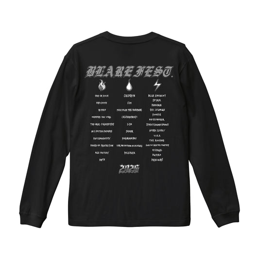 【 受注生産 】BLARE FEST. 2026 LONG SLEEVE【3】（BLACK）（予約）