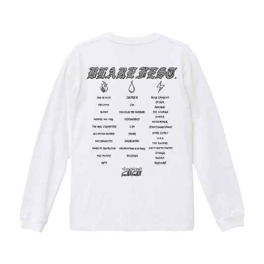 【 受注生産 】BLARE FEST. 2026 LONG SLEEVE【3】（WHITE）（予約）