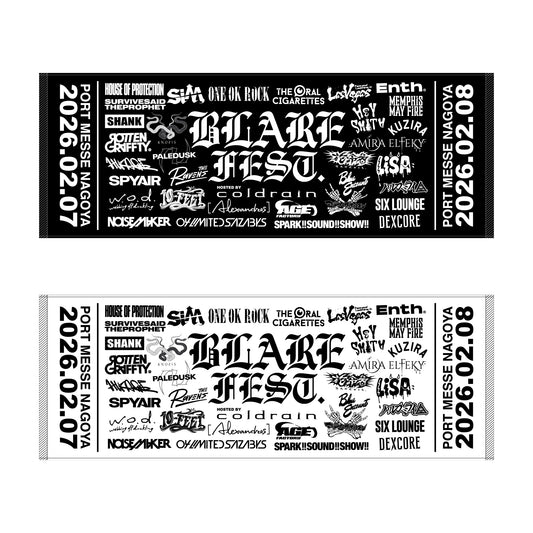 【 受注生産 】BLARE FEST. 2026 TOWEL（予約）