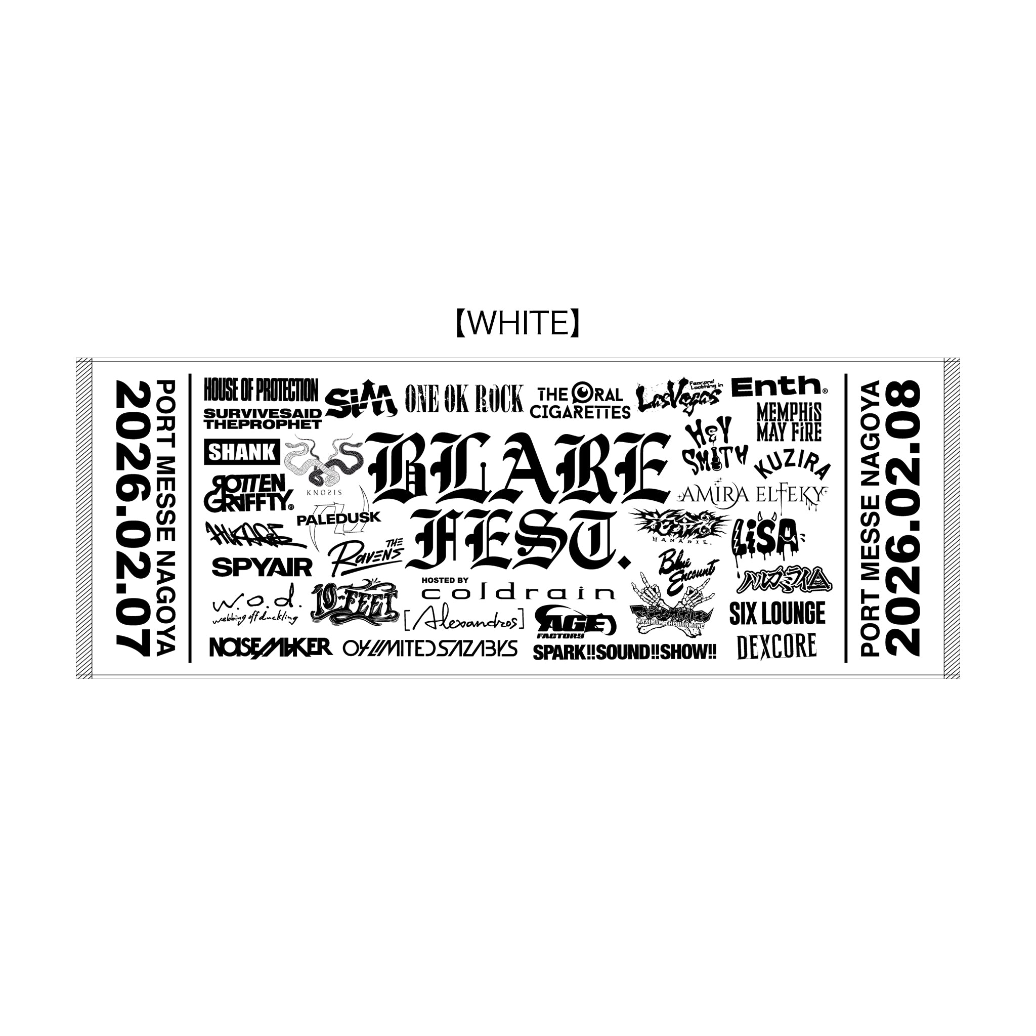 【 受注生産 】BLARE FEST. 2026 TOWEL（予約）
