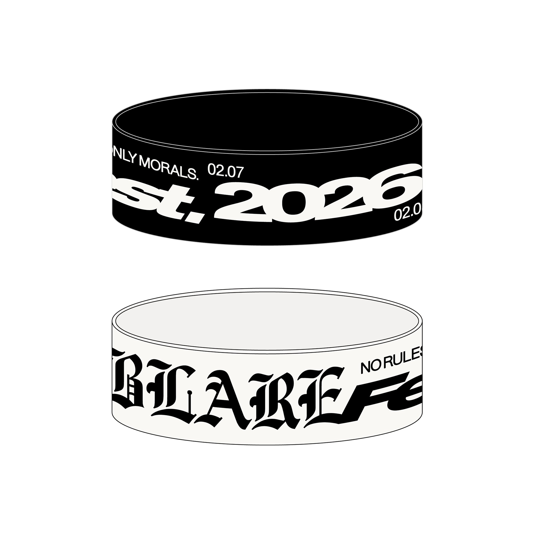 【 受注生産 】BLARE FEST. 2026 RUBBER BRACELET（予約）