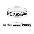 Gallery viewerに画像を読み込む, 【 受注生産 】BLARE FEST. 2026 RUBBER BRACELET（予約）
