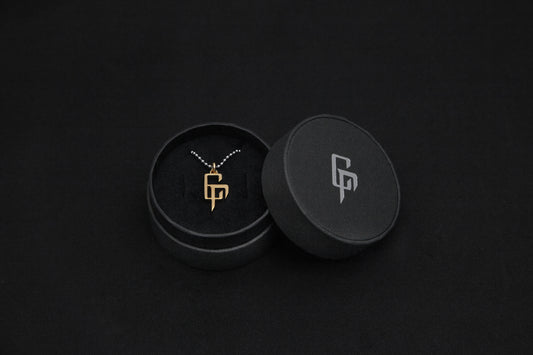 【 受付終了／受注生産 】CR LOGO SILVER NECKLACE (COATING GOLD) （予約）