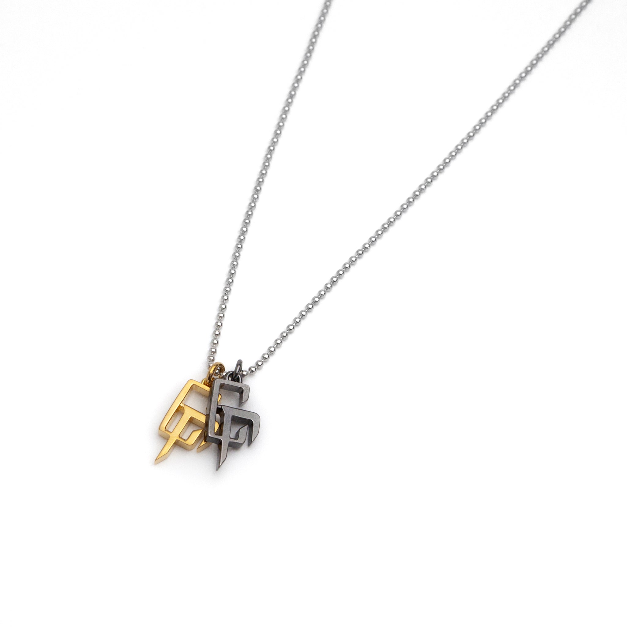 【 受付終了／受注生産 】CR LOGO SILVER NECKLACE (COATING GOLD) （予約）