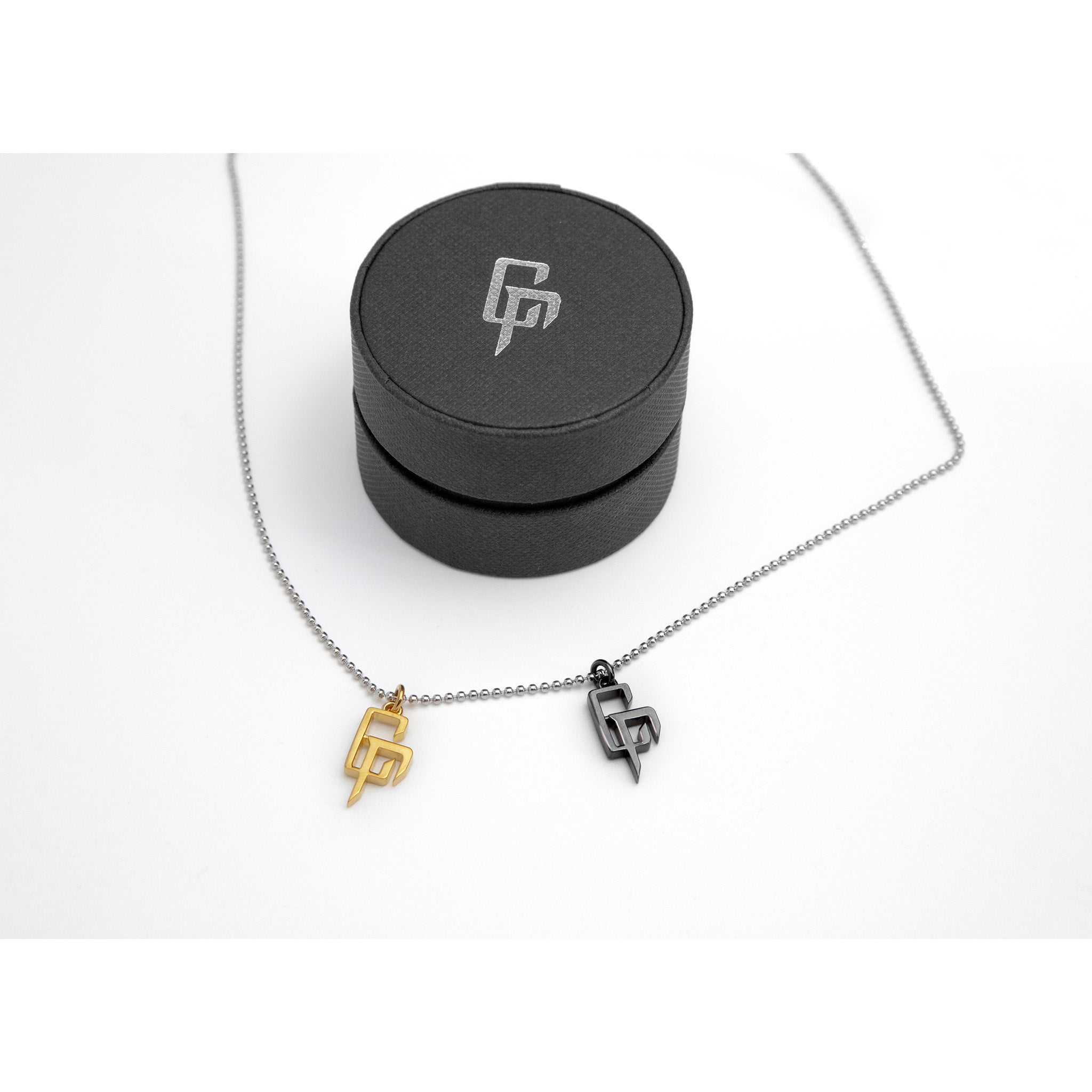 【 受付終了／受注生産 】CR LOGO SILVER NECKLACE (COATING GOLD) （予約）