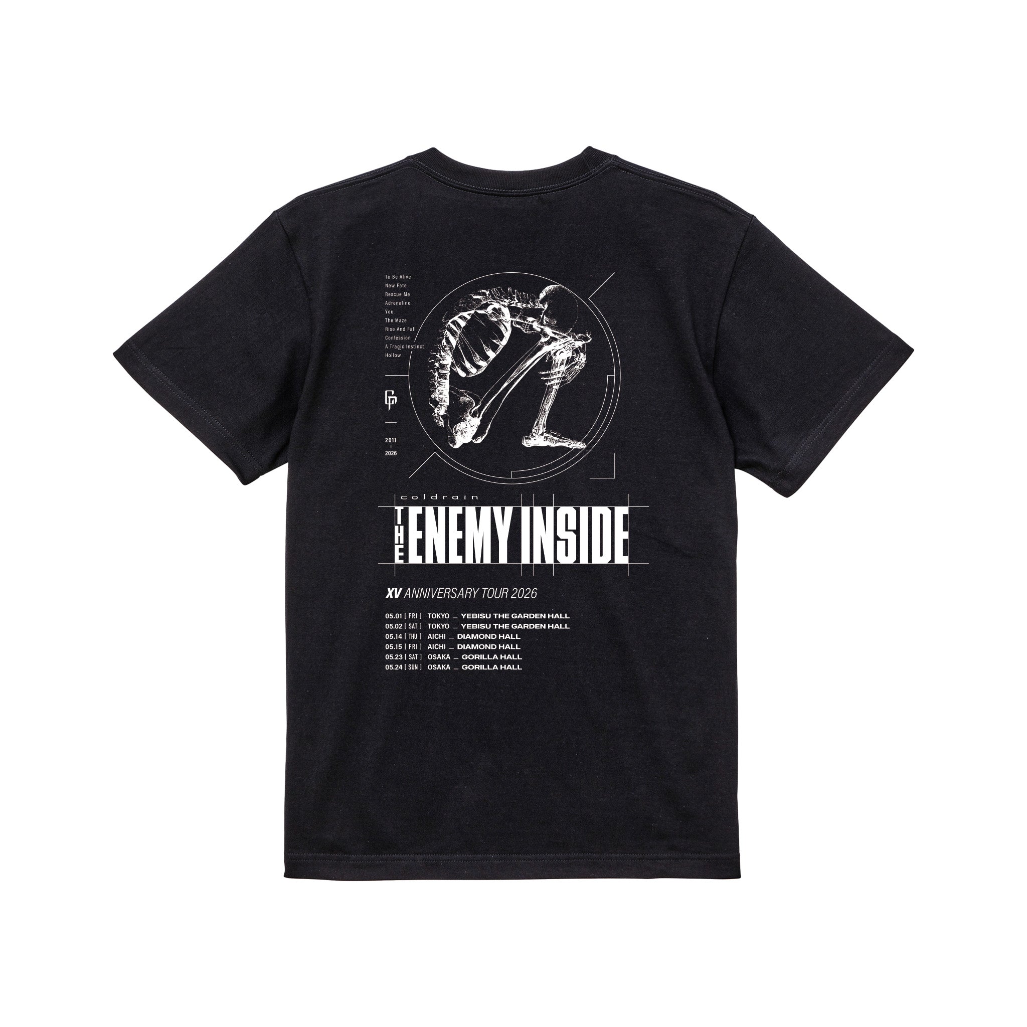 【 受注生産 】THE ENEMY INSIDE XV TOUR PHOTO TEE（予約）（6月下旬以降）