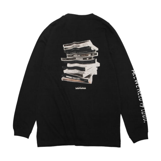 "SLE" LONG SLEEVE T-SHIRT（BLACK）