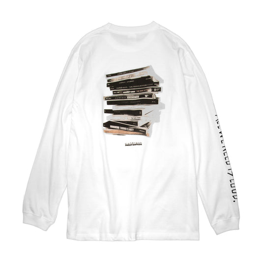 "SLE"  LONG SLEEVE T-SHIRT（WHITE）