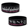 Gallery viewerに画像を読み込む, "SLE" RUBBER BRACELET
